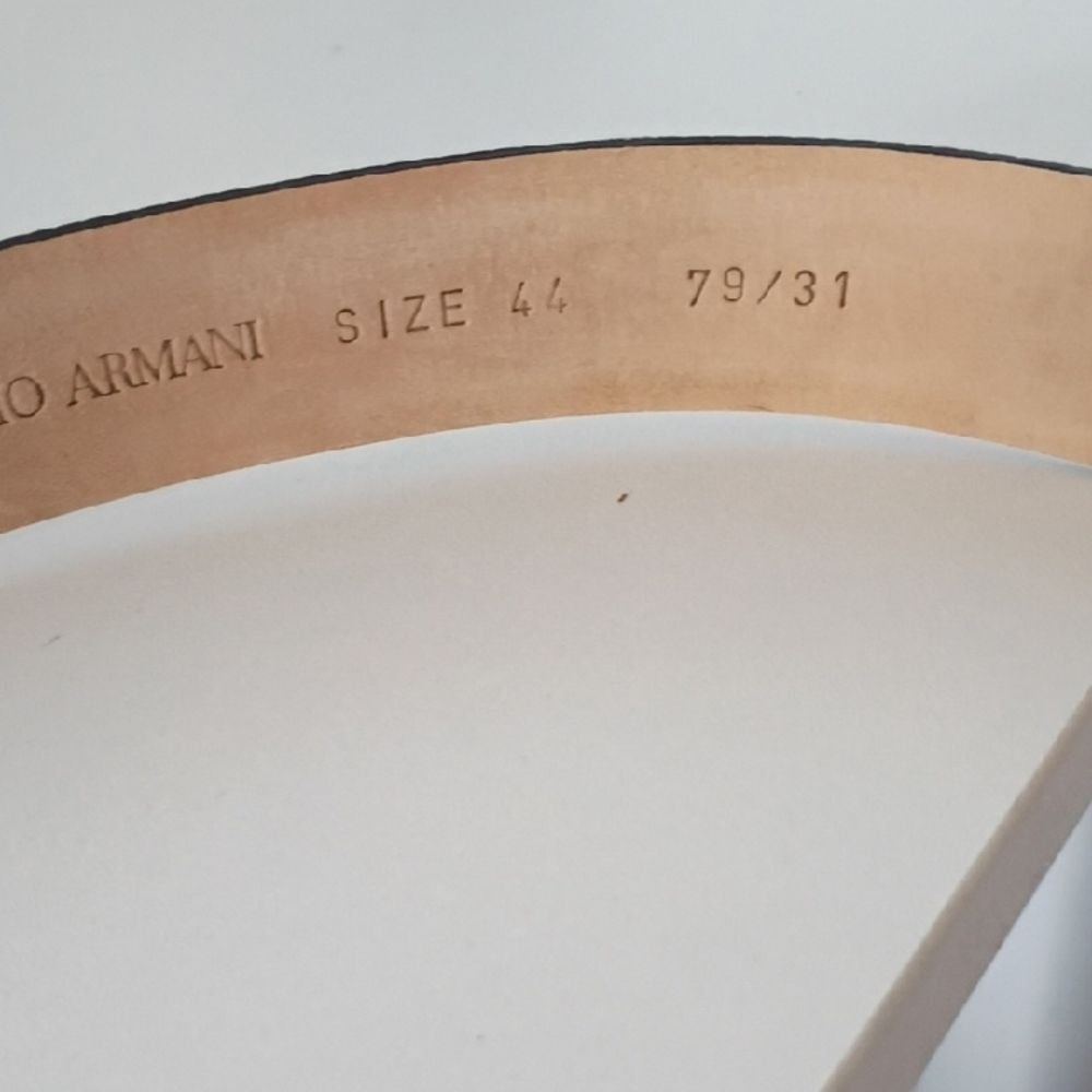Giorgio Armani Vintage Gold Toned Women's Belt Size 44 - Picture 4 of 12